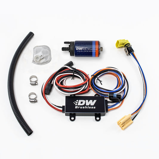9-441-C102-0900 DeatschWerks DW440 440lph Brushless Fuel Pump with Dual Speed Controller 9-441-C102-0900