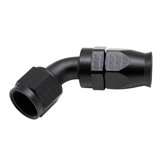 6-02-0877-B DeatschWerks 10AN Female Flare Swivel 60-Degree Hose End PTFE - Anodized Matte Black