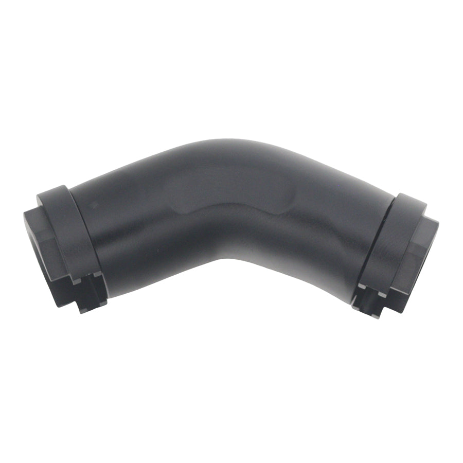 6-02-0137-B DeatschWerks 3/8in Female EFI Quick Connect to 3/8in Female EFI Quick Connect - Anodized Matte Black