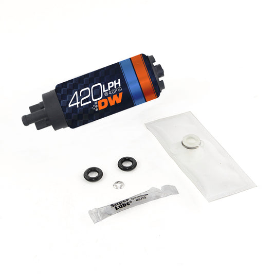 9-421S-1007 DeatschWerks DW420 420lph In-Tank Fuel Pump w/ 9-1007 Install Kit 2006-2011 Honda Civic R18A1