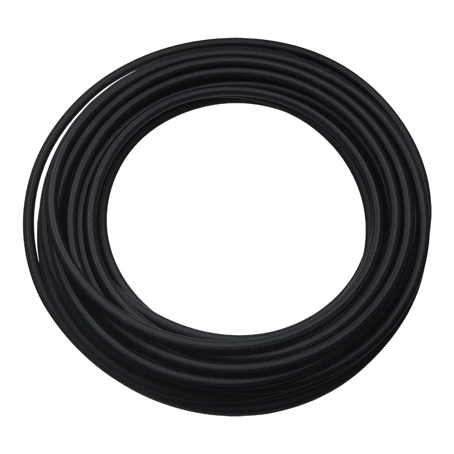 6-02-0815-50 DeatschWerks 6AN Black Nylon Braided CPE Hose - 50ft