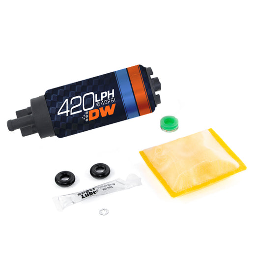9-421-0847 DeatschWerks DW420 420 LPH In-Tank Fuel Pump Kit EVO 8 9 03-06 95-98 Eclipse Turbo AWD 4G63T