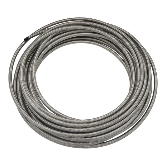 6-02-0812-50 DeatschWerks 6AN Stainless Steel Double Braided CPE Hose - 50ft