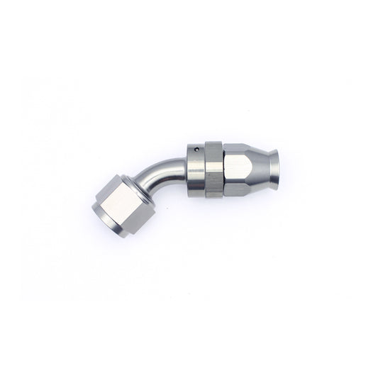 06-02-0855 DeatschWerks 8AN Female Swivel 45-Degree Hose End PTFE (Incl. 1 Olive Insert)