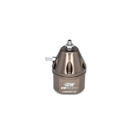 6-2001-FRT DeatschWerks DWR2000 Carburetor 3-20PSI Adjustable Fuel Pressure Regulator - Titanium