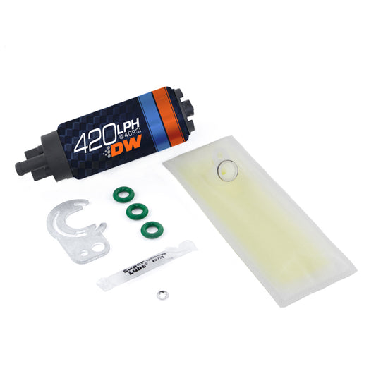 9-421-0836 DeatschWerks DW420 series 420ph In-Tank Fuel Pump w/ 9-0836 Install Kit 1990-1993 Mazda Miata 1.6L
