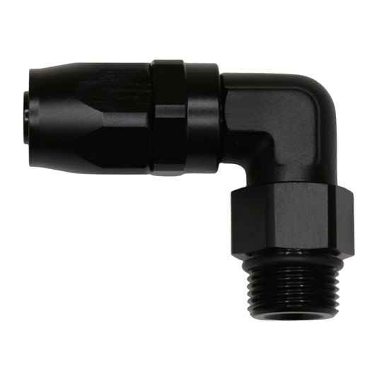 6-02-0829-B DeatschWerks 10AN ORB Female Swivel 90-Degree Hose End CPE - Anodized Matte Black