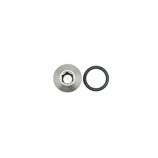06-02-0717 DeatschWerks 6AN ORB Male Plug Low Profile Internal Allen/Hex (Incl. O-Ring)
