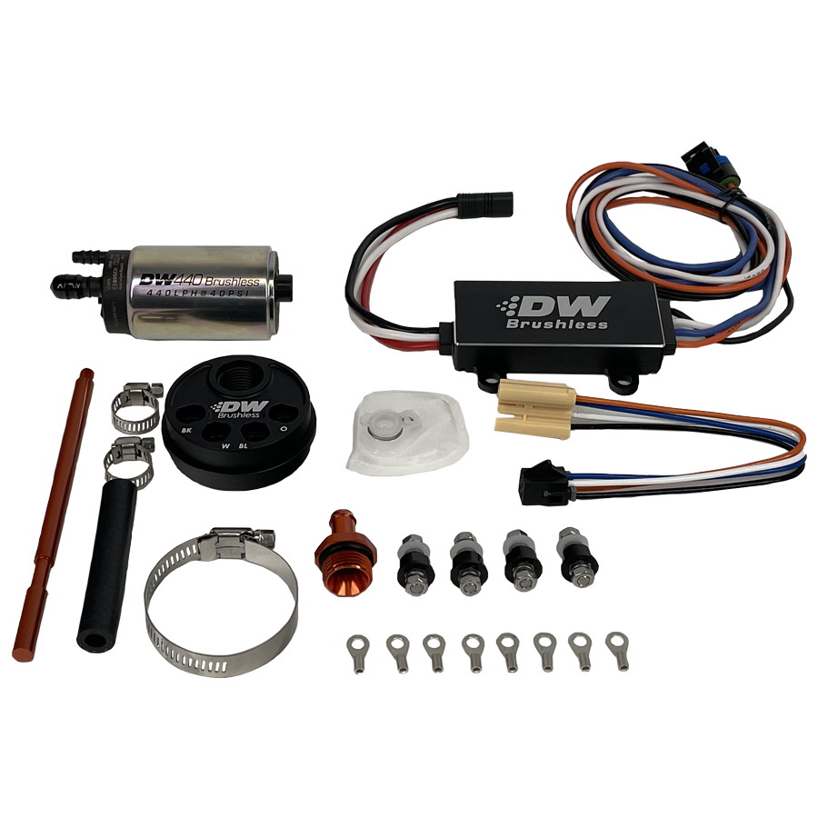 9-441-C102-5004 DeatschWerks 3.5L Module Surge Tank In-Tank Pump Adapter w/ DW440 Brushless & Controller 440lph Pump