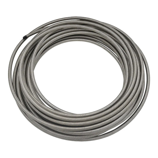 6-02-0863-50 DeatschWerks 10AN Stainless Steel Double Braided PTFE Hose - 50ft
