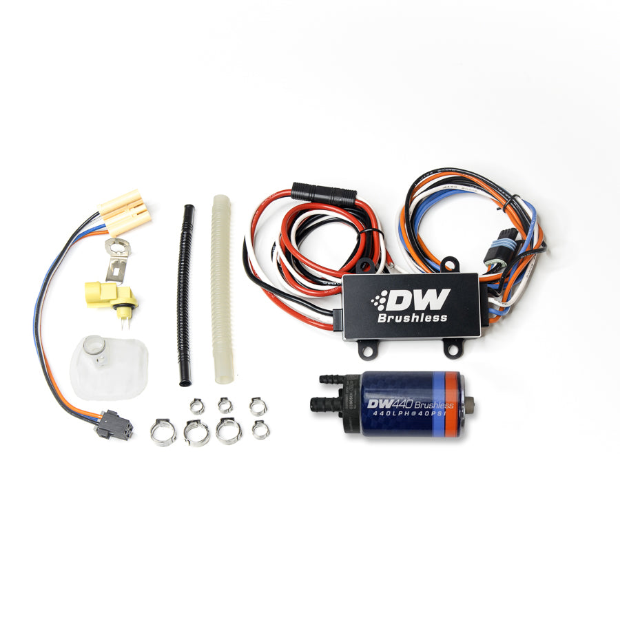 9-442-C102-0906 DeatschWerks 440lph In-Tank Brushless Fuel Pump with Controller for 15+ Ford Mustang F-150