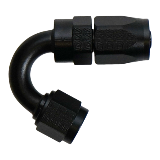 6-02-0830-B DeatschWerks 6AN Female Flare Swivel 150-degree Hose End CPE