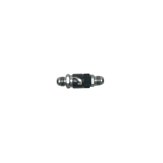 6-02-0226-B DeatschWerks 8AN Male Flare Quick Disconnect Dry Break Fitting - 2 Pieces Anodized Matte Black