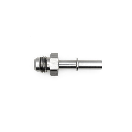 06-02-0112 DeatschWerks 6AN Male Flare to 5/16IN Male EFI Quick Connect Adapter