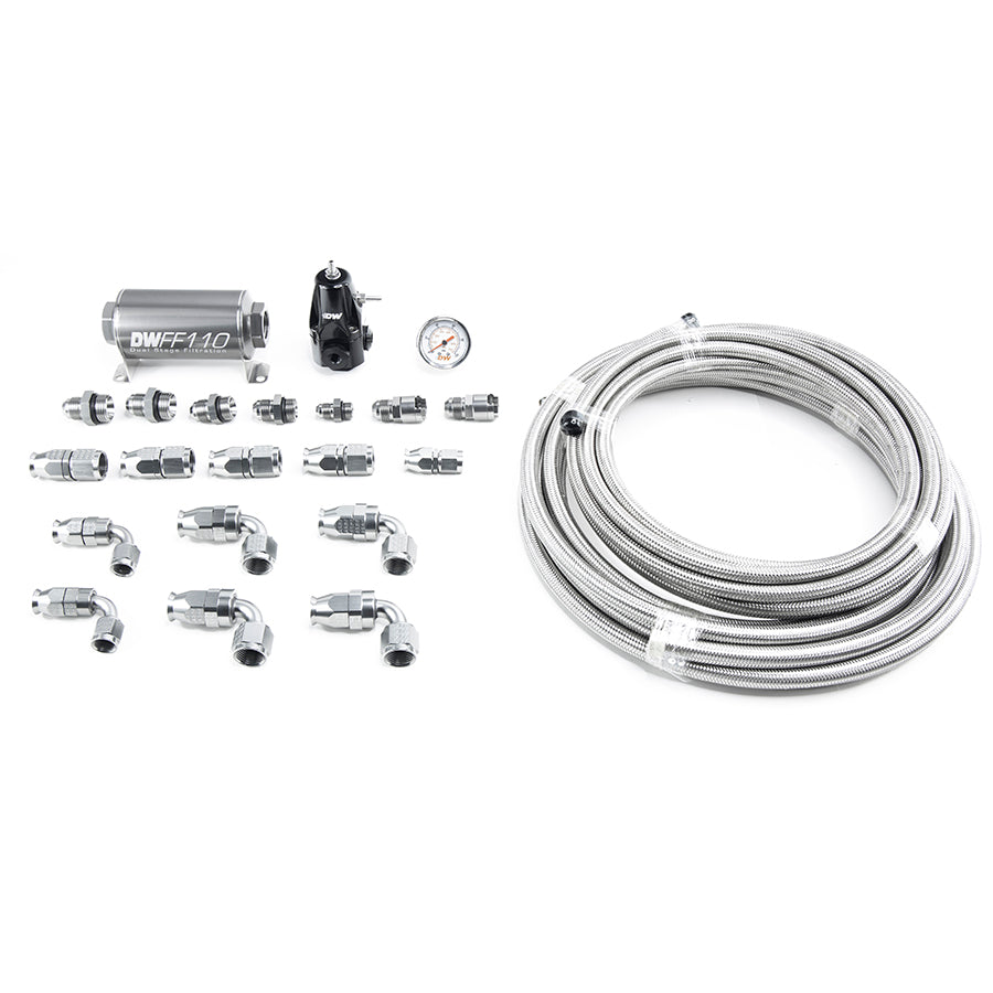 6-602 DeatschWerks 05-19 Yukon/Tahoe/Suburban DW400 Pump Module Return Plumbing Kit SS PTFE