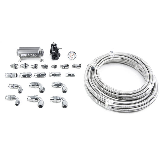 6-602 DeatschWerks 05-19 Yukon/Tahoe/Suburban DW400 Pump Module Return Plumbing Kit SS PTFE