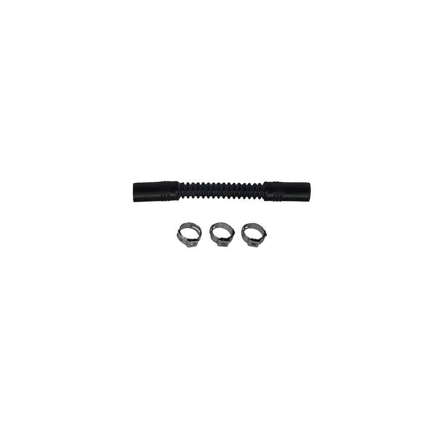 9-CT-4-38 DeatschWerks Convoluted Tubing 100mm Length x 10mm ID Side 1 x 10mm ID Side 2 - Black