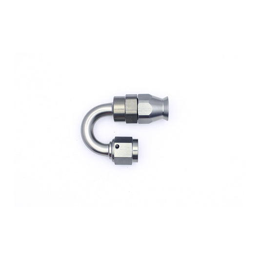 06-02-0853 DeatschWerks 6AN Female Swivel 180-Degree Hose End PTFE (Incl. 1 Olive Insert)