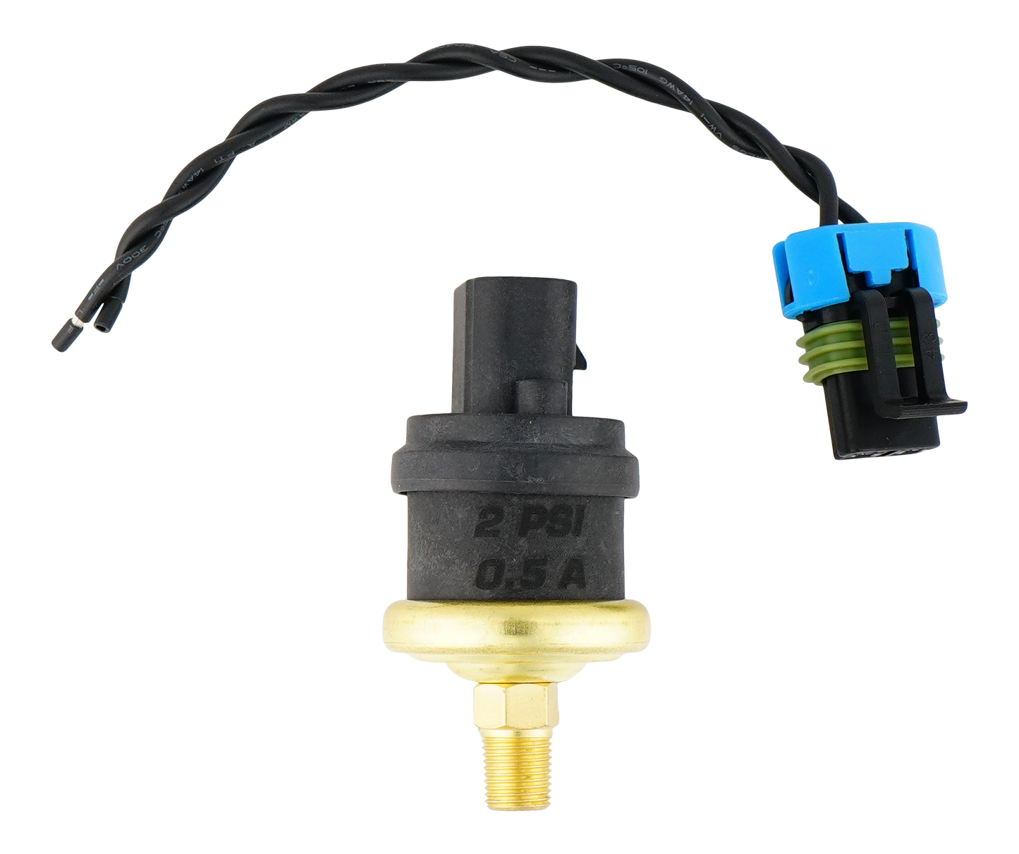 4-HOBBS-2 DeatschWerks 2psi 1/8th NPT Adjustable (1-3psi) Hobbs Switch with Pigtail (0.5A)
