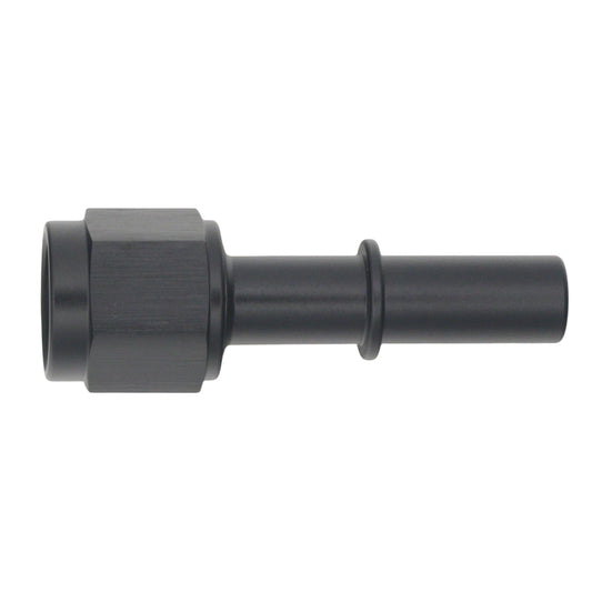 6-02-0131-B DeatschWerks 6AN Female Flare Swivel to 3/8in Male EFI Quick Disconnect - Anodized Matte Black