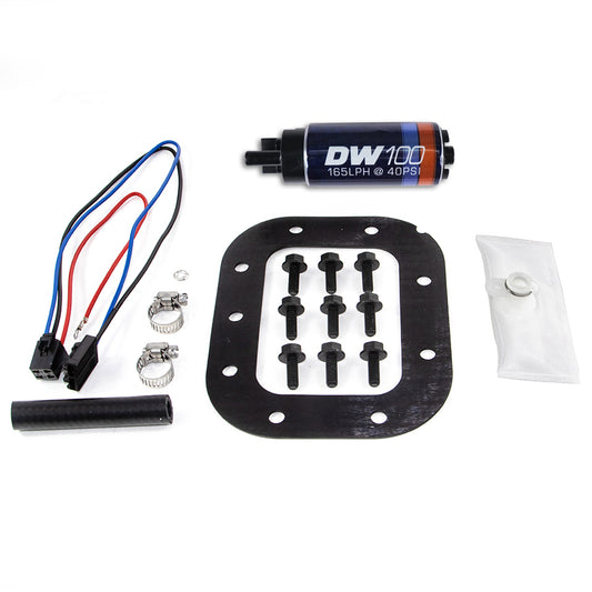 9-101-1028 DeatschWerks DW100 165lph In-Tank Fuel Pump w/ 9-1028 Install Kit 1986-1989 Chevy C4 Corvette 5.7L