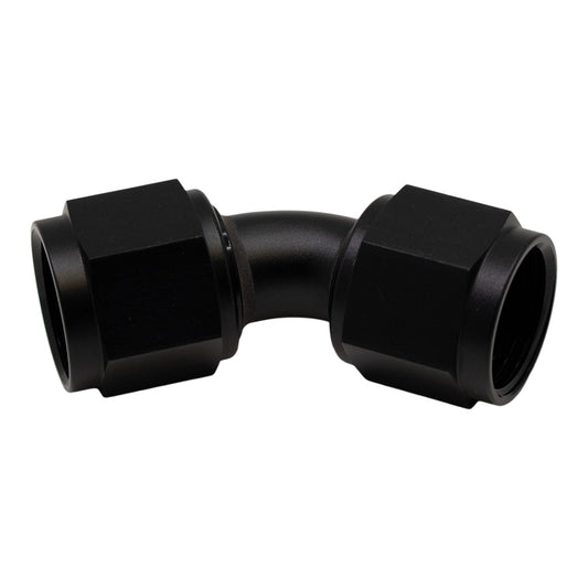 6-02-0214-B DeatschWerks 10AN Flare Female Swivel 45-Degree to 10AN Flare Female Swivel - Anodized Matte Black