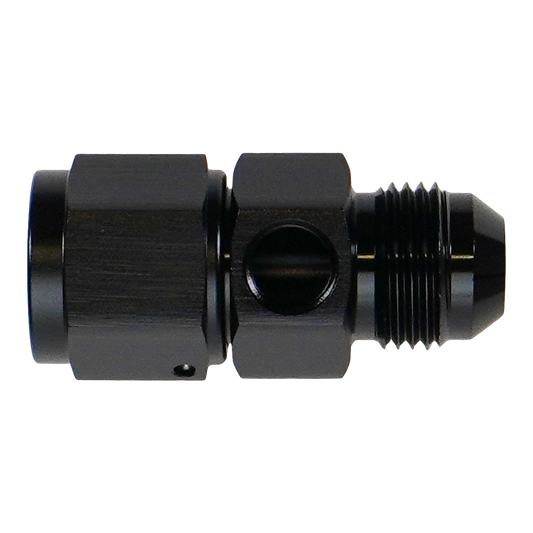 6-02-0774-B DeatschWerks 8AN Male Flare to Female Flare Swivel with 1/8th NPT