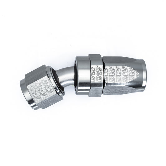 06-02-0821 DeatschWerks 8AN Female Swivel 30-Degree Hose End CPE - Anodized Titanium