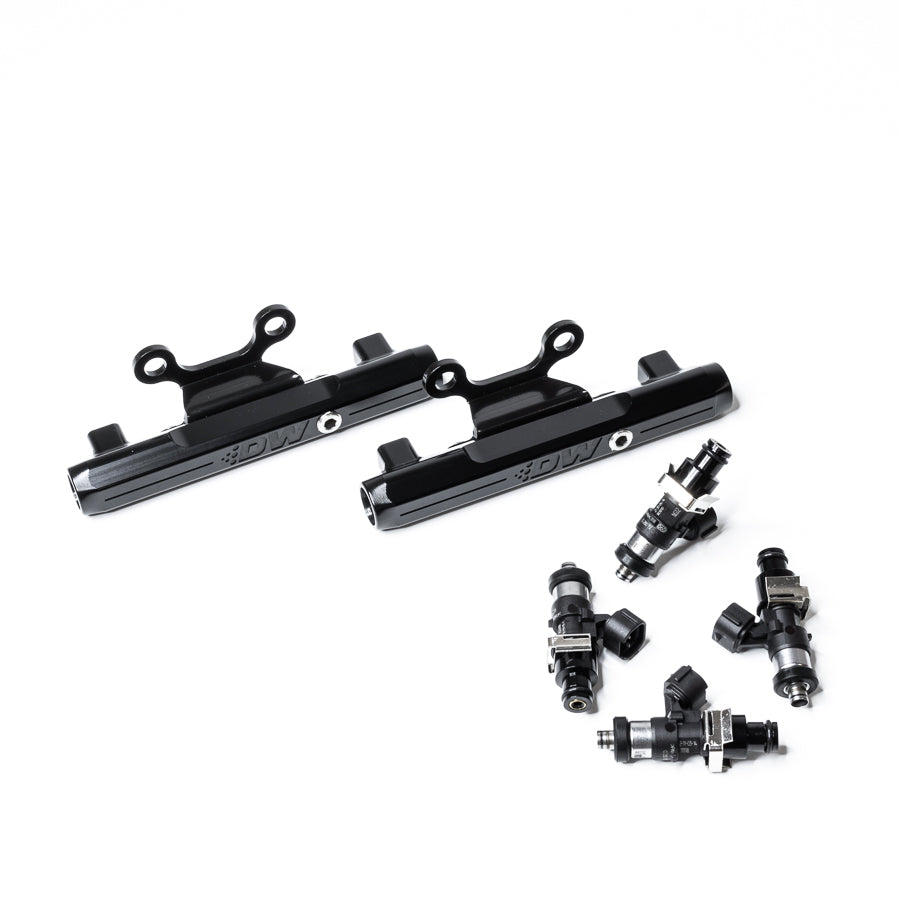 6-102-2200 DeatschWerks Top Feed Fuel Rail Kit with 2200cc Fuel Injectors WRX 02-14 STi 07-19 EJ205 EJ255 EJ257