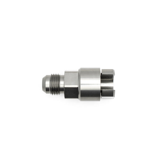 06-02-0103 DeatschWerks 6AN Male 3/8in Female EFI Quick Connect Adapter