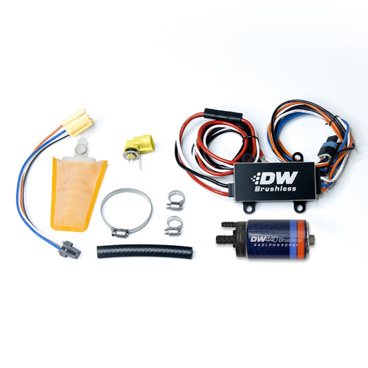 9-441-C102-0903 DeatschWerks 440lph In-Tank Brushless Fuel Pump with Controller for 89-05 Miata MX-5 93-07 WRX