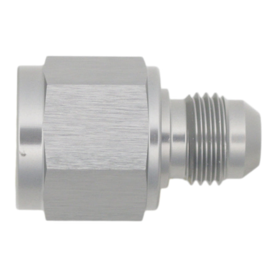 06-02-0222 DeatschWerks 8AN Female Flare to 6AN Male Flare Reducer - Anodized DW Titanium