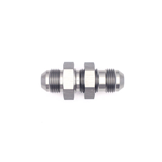 06-02-0709 DeatschWerks 8AN Male Flare To 8AN Male Flare Bulkhead Adapter (Incl. Nut)