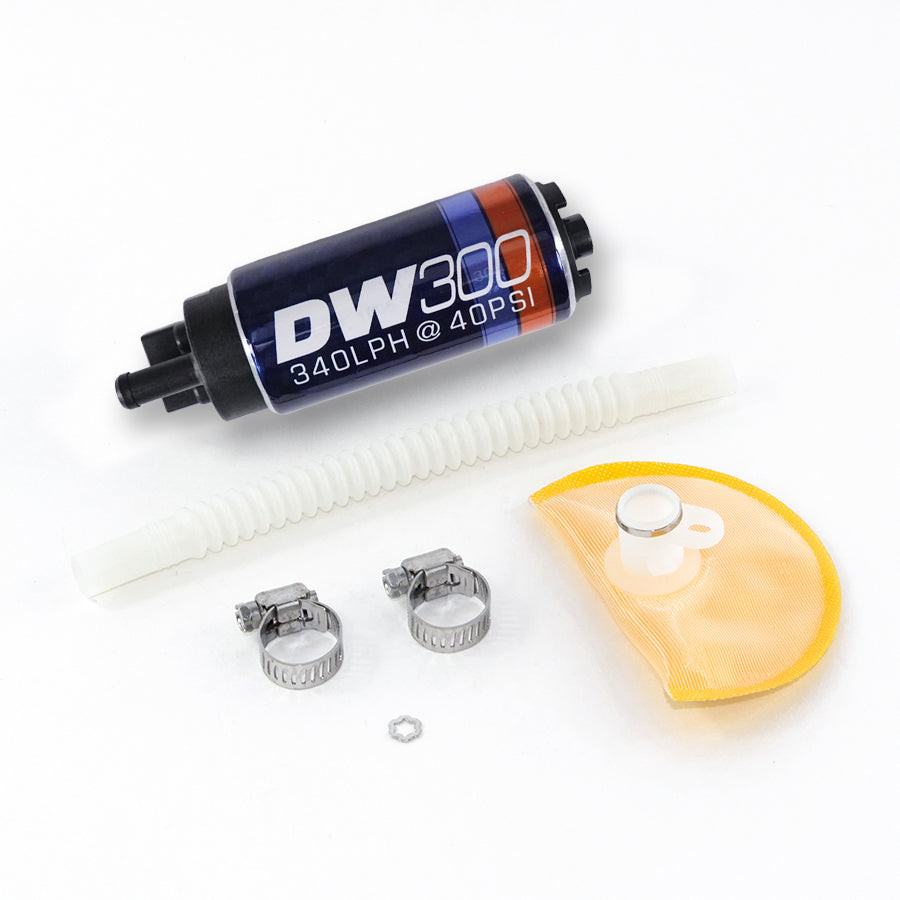 9-301-1019 DeatschWerks DW300 340lph In-Tank Fuel Pump w/ Install Kit for Mazda RX-8 04-08 9-301-1019