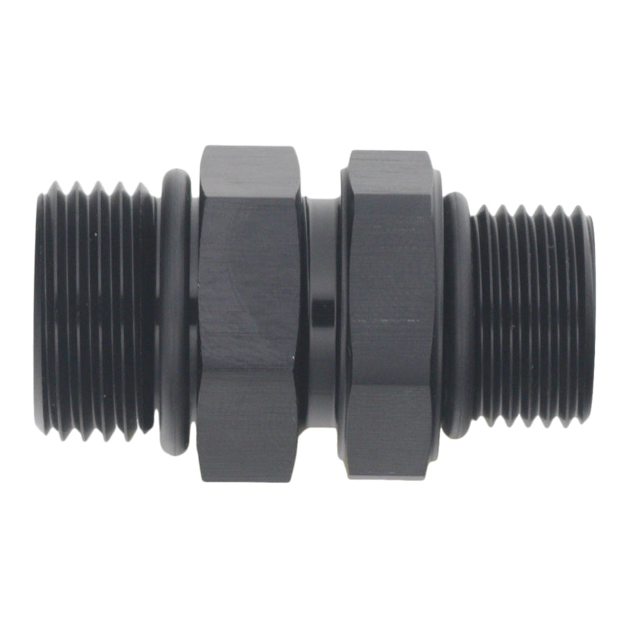 6-02-0425-B DeatschWerks 8AN ORB Male to 10AN ORB Male Swivel Adapter - Anodized Matte Black
