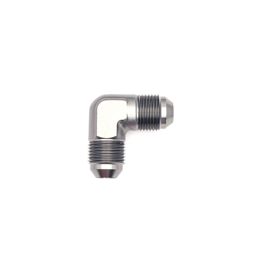 06-02-0208 DeatschWerks 8AN Male Flare To 8AN Male Flare 90-Degree Coupler Fitting