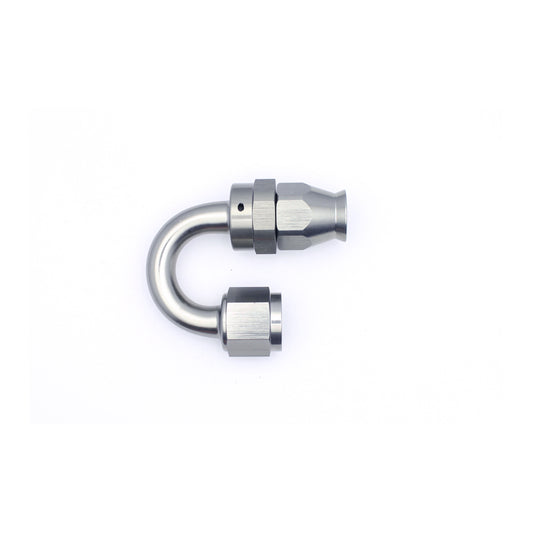 06-02-0857 DeatschWerks 8AN Female Swivel 180-Degree Hose End PTFE (Incl. 1 Olive Insert)
