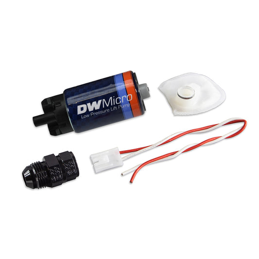 9-110-1057 DeatschWerks DWMicro series -8AN 210lph Low Pressure Lift Fuel Pump 9-110-1057