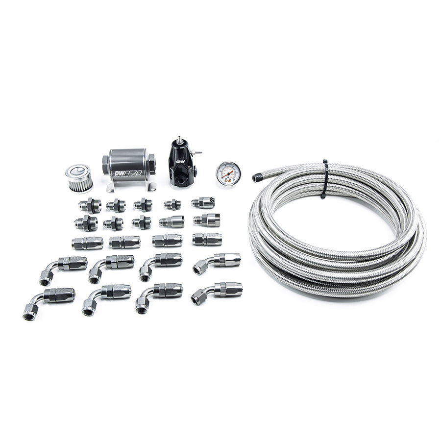 6-607 DW DW400 Fuel Pump Module Return Plumbing Kit SS CPE Civic Si 02-15 RSX 02-06 K20A2 A3 Z1 Z3 K24Z7
