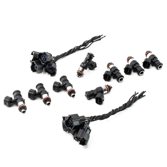 16S-26-2200-8 DeatschWerks 00-13 GM Silverado/Sierra 4.8/5.3/6.0/6.2 (Excl. Flex Fuel) 2200cc Injectors - Set of 8