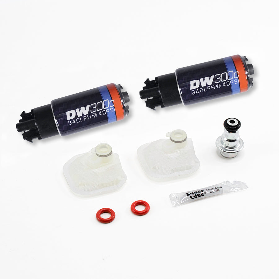 9-309-1039 DeatschWerks 340lph DW300C Compact In-Tank Dual Fuel Pumps w/ Install Kit 2009-2015 Cadillac CTS-V