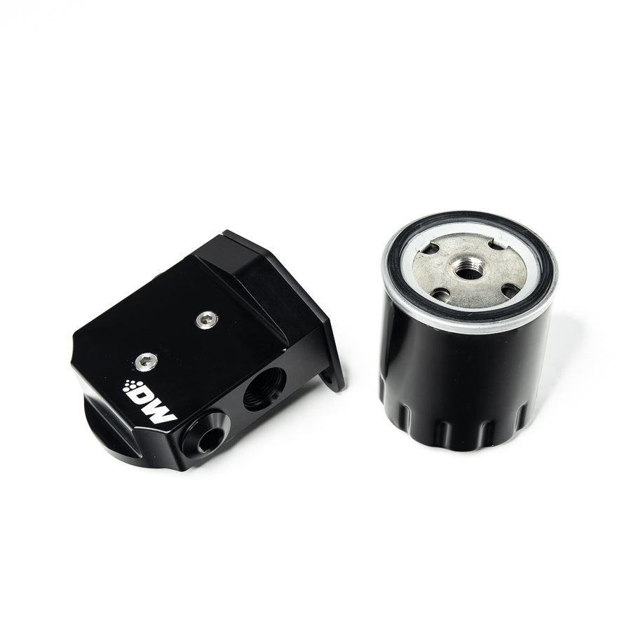 8-03-SOF-005K DW Universal Spin-On Fuel Filter Kit w/ Disposable Spin-On Fuel Filter Paper Element 5 Micron 10 AN