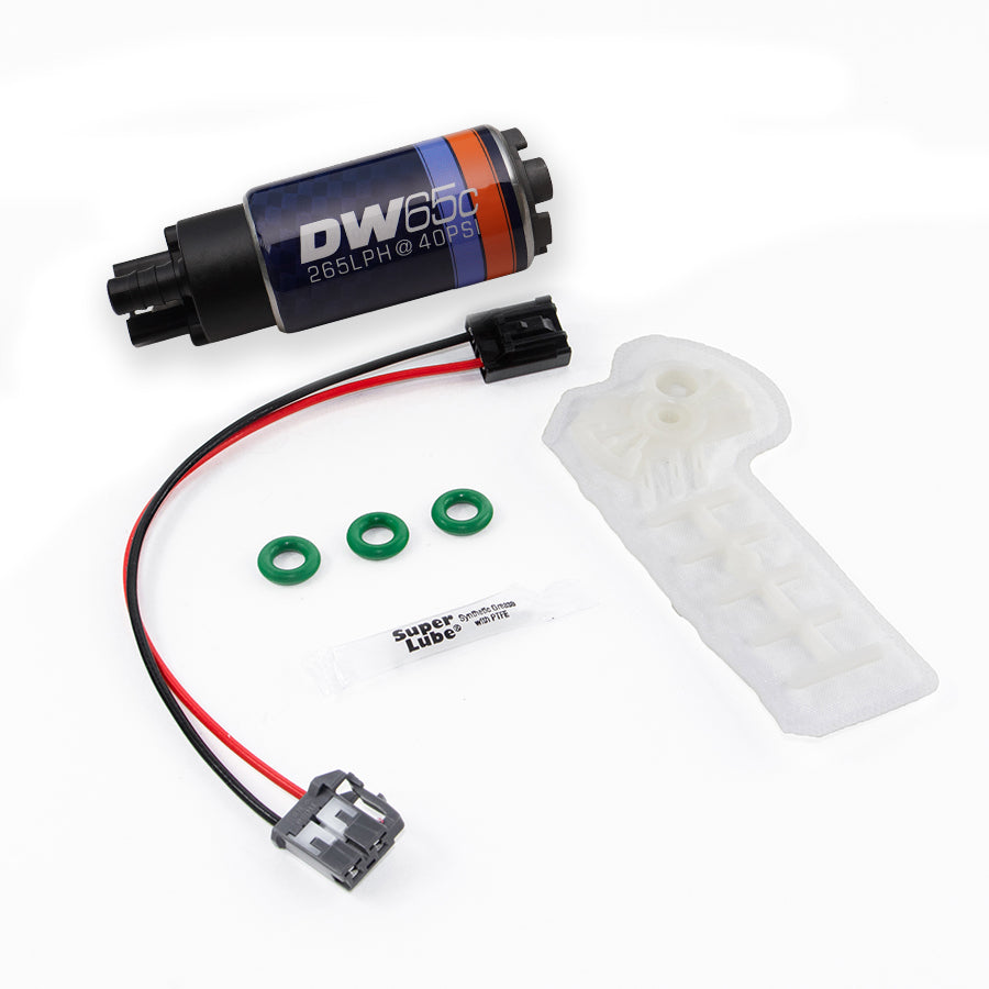 9-651-1010 DeatschWerks DW65C 265lph Compact In-Tank Fuel Pump 13-18 FR-S BRZ FA20 4U-GSE 15-21 WRX FA20DIT