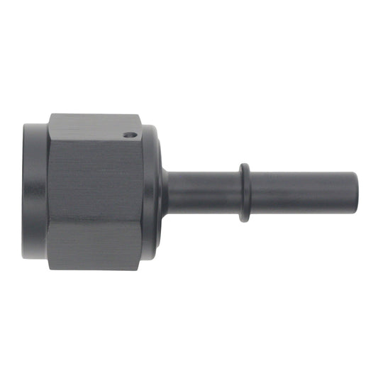 6-02-0134-B DeatschWerks 10AN Female Flare Swivel to 5/16in Male EFI Quick Disconnect - Anodized Matte Black