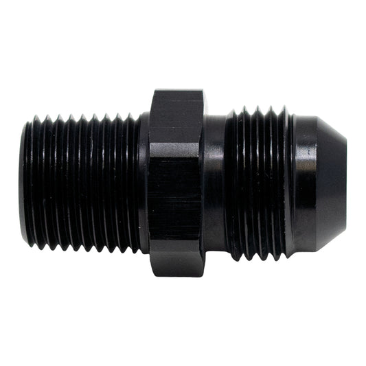 6-02-0905-B DeatschWerks 8AN Male Flare to 3/8in Male NPT Adapter - Anodized Matte Black