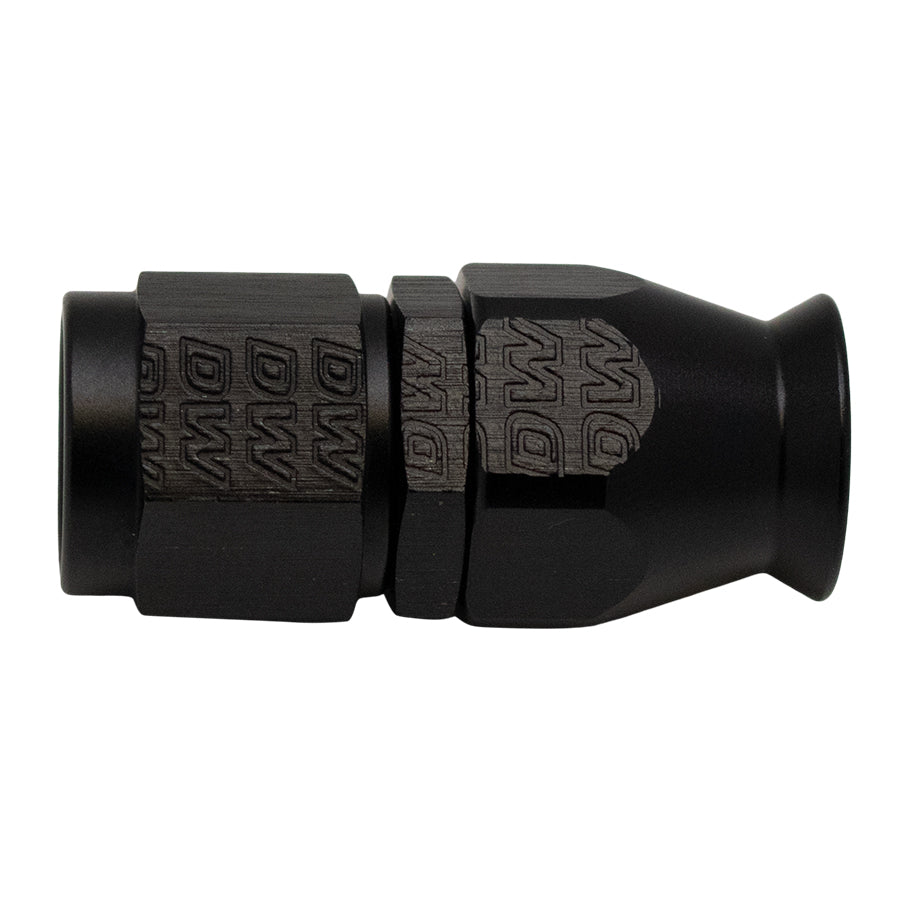 6-02-0850-B DeatschWerks 6AN Female Swivel Straight Hose End PTFE (Incl 1 Olive Insert) - Anodized Matte Black