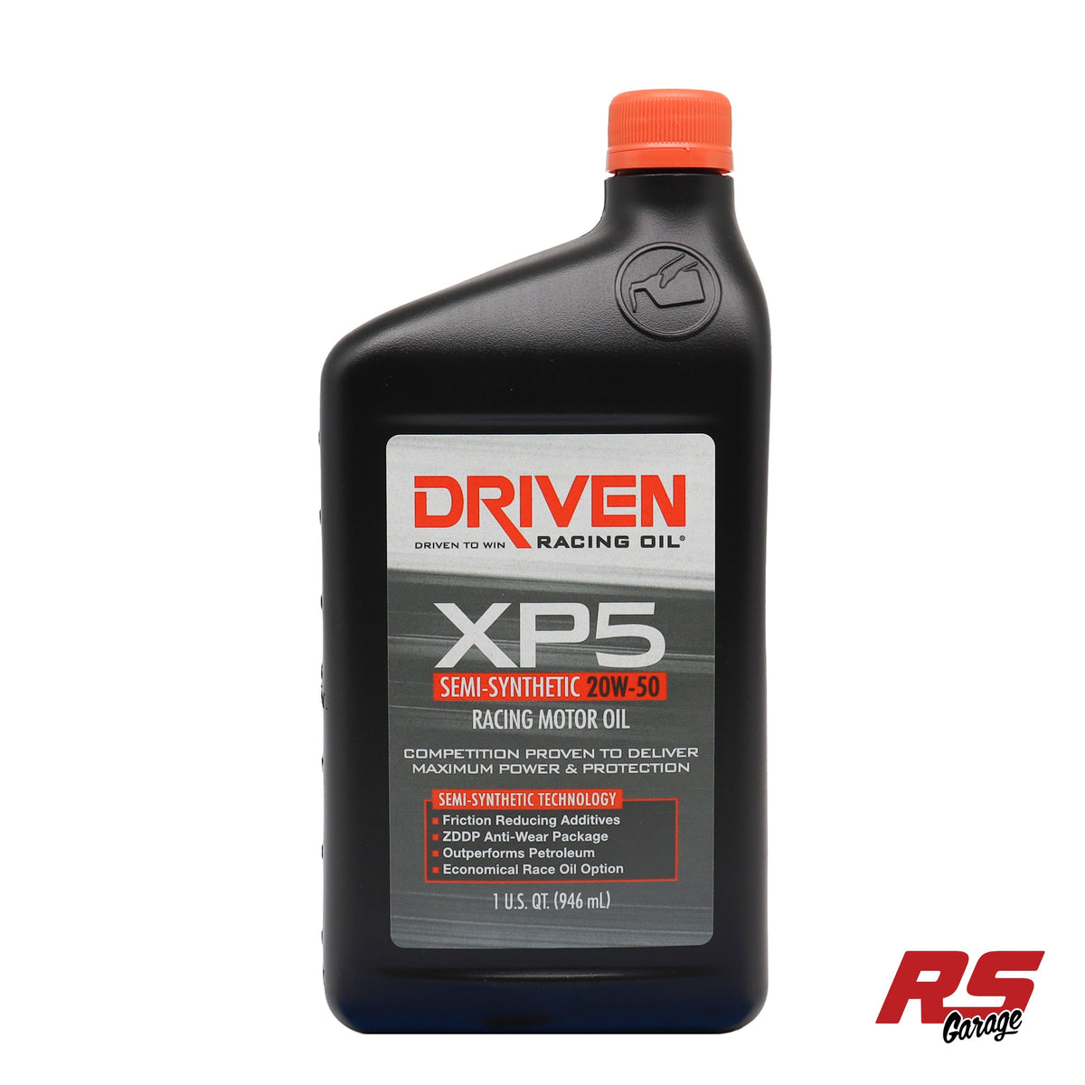 DRV 00906-12 Driven Racing Oil XP5 Semi-Syn 20W-50 Racing Oil Quart