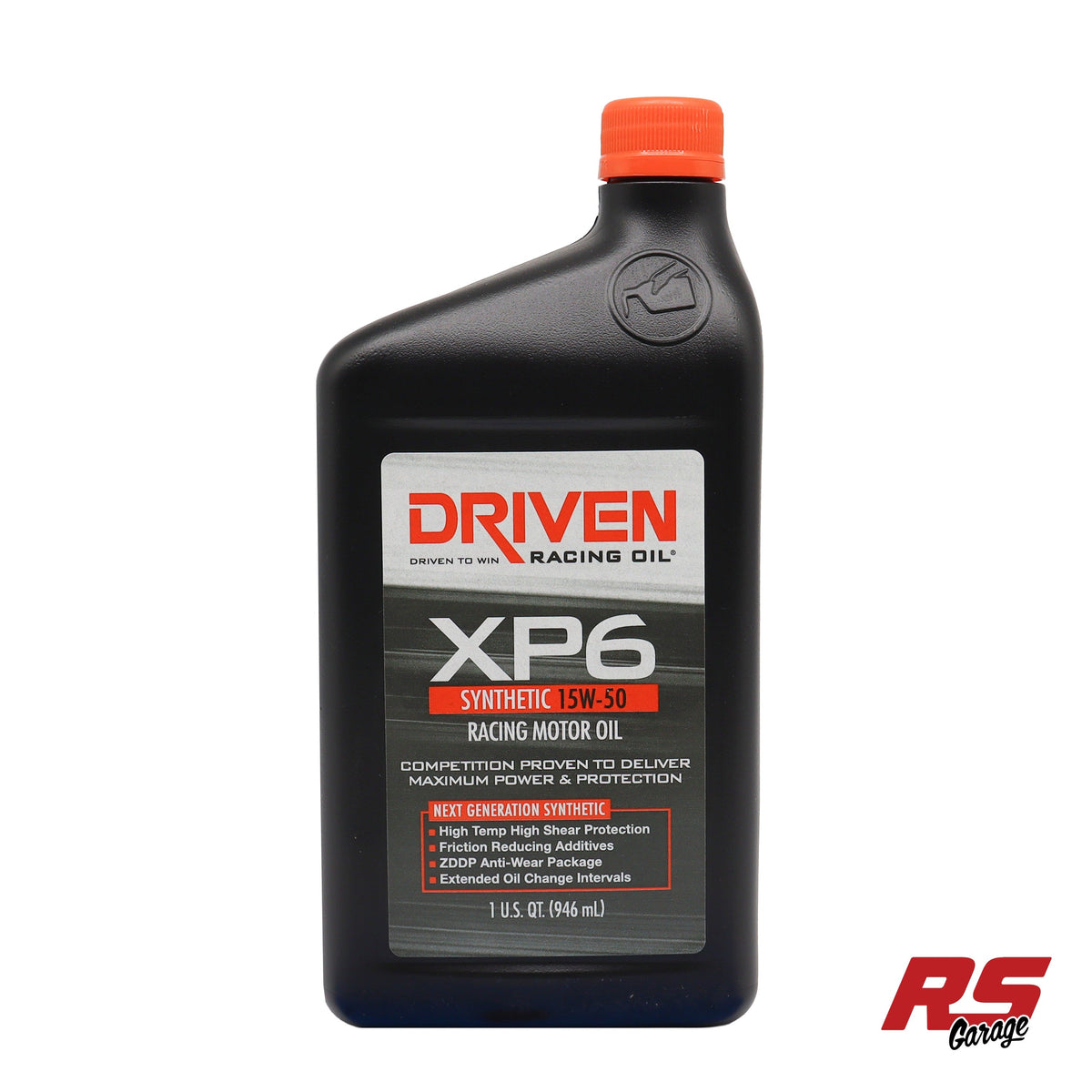 DRV 01006-12 Driven Racing Oil XP6 15W-50 Synthetic Racing Oil Quart 12 Count Case