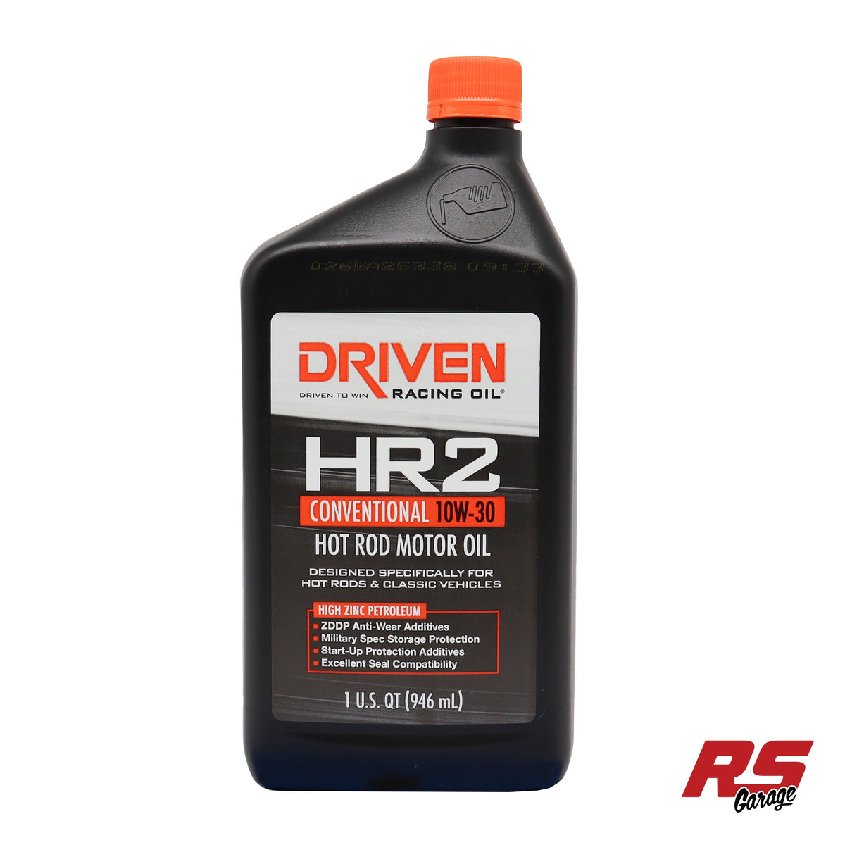 DRV 02006 Driven Racing Oil HR2 Conventional Hot Rod Oil 10W-30 Quart