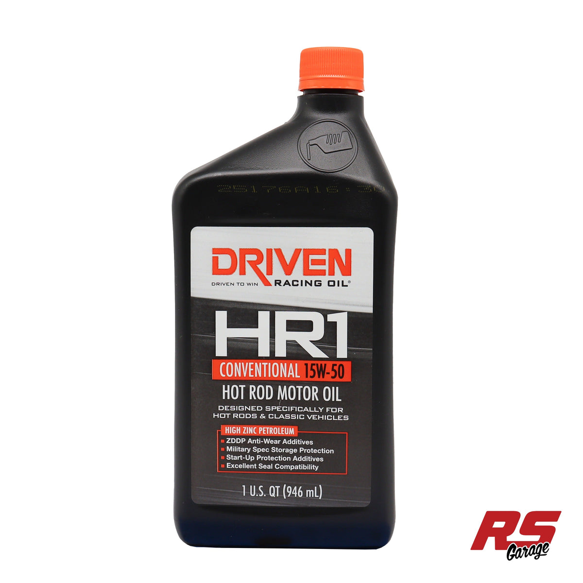 DRV 02106 Driven Racing Oil HR1 Conventional 15W-50 Quart